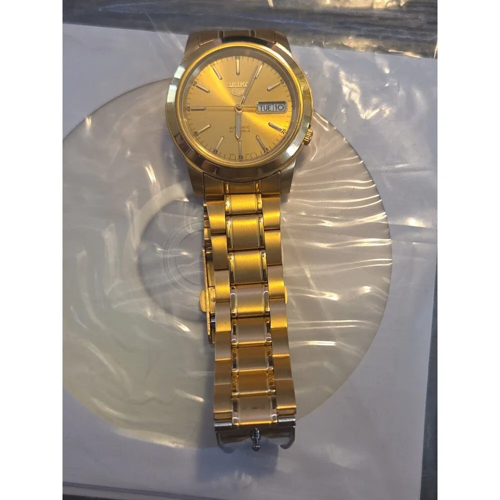 Seiko 5 Sports Gold Men's Watch - SNKL48